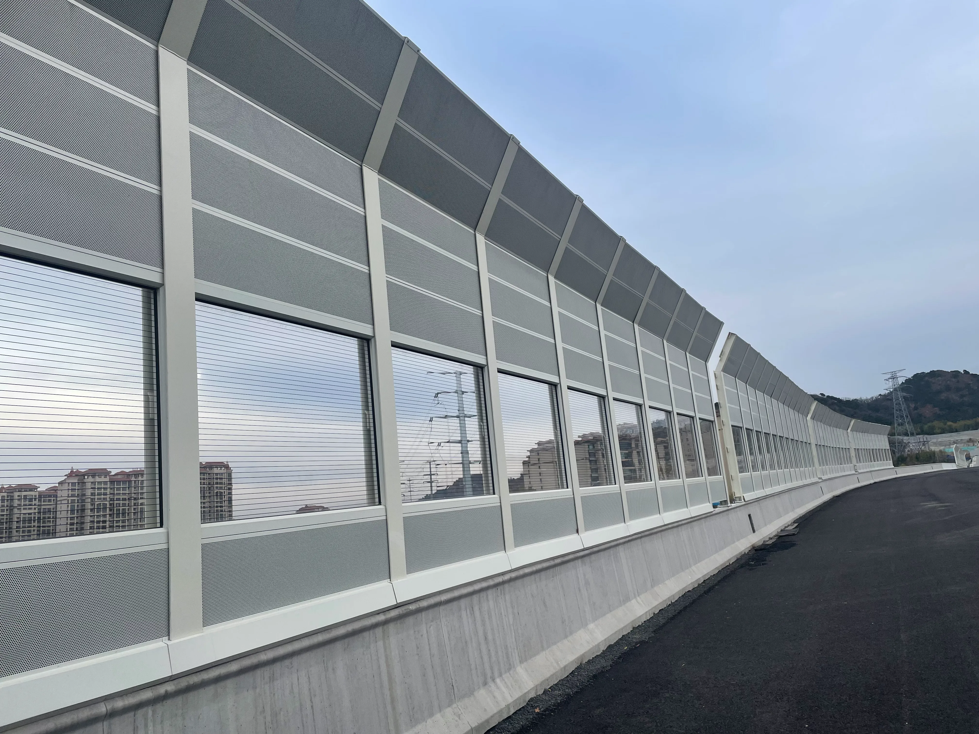 Highway Sound Barrier Acoustic Panels