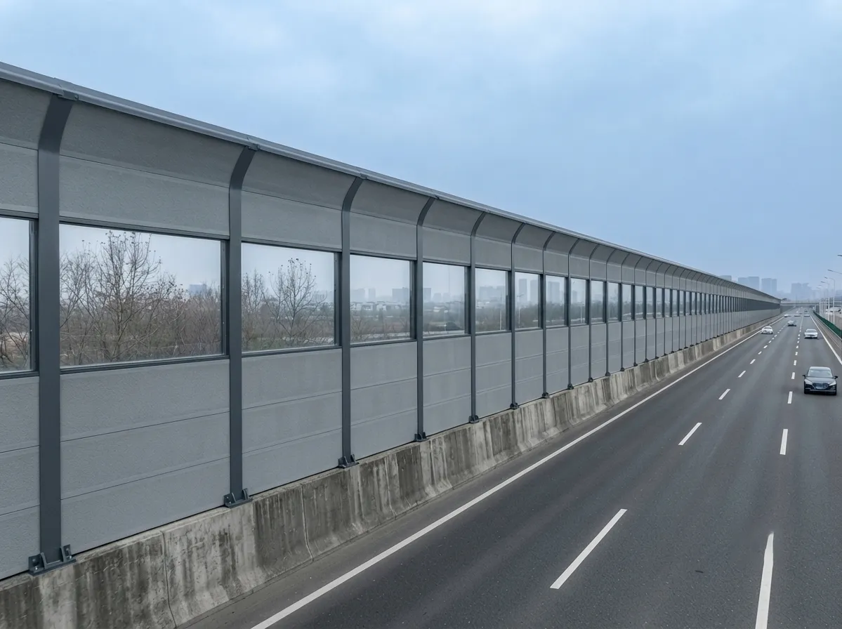High performance highway noise barrier export