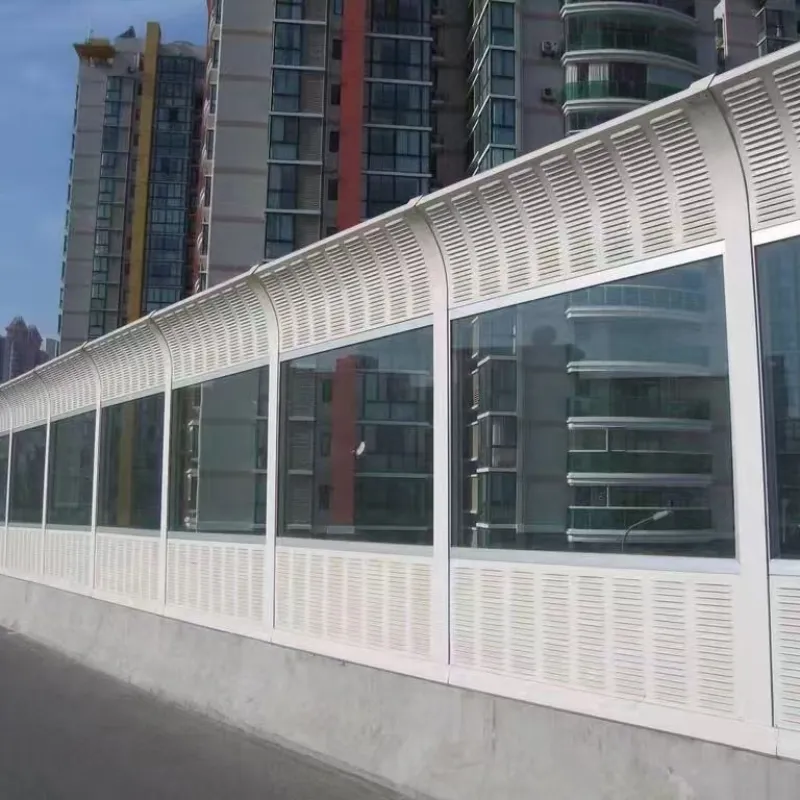 Roadway sound barrier walls